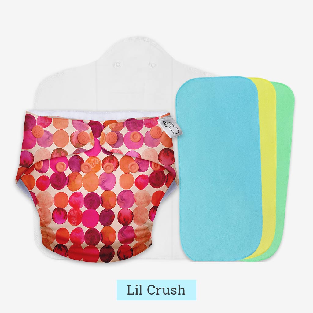 Freesize UNO Cloth Diaper Pack with Pads