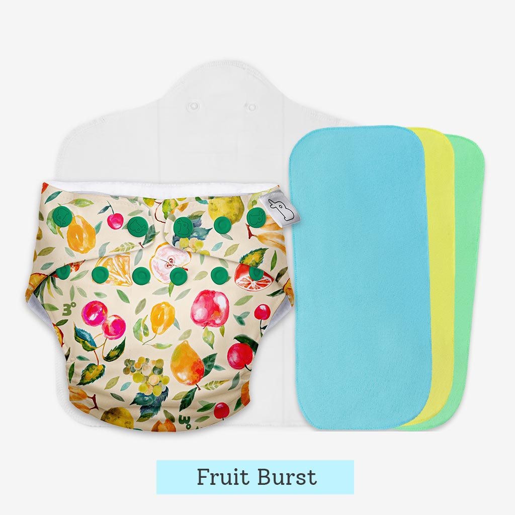 Freesize UNO Cloth Diaper Pack with Pads