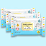 3 pack - SuperBottoms XtraHydrating® 99% Pure Water Wipes (72 pcs)