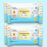 4 pack - SuperBottoms XtraHydrating® 99% Pure Water Wipes (72 pcs)