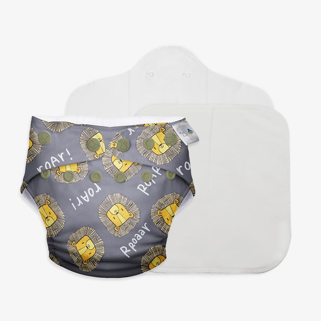 I'm Roar-some Freesize UNO Cloth Diaper