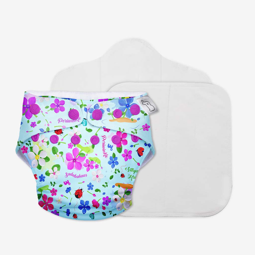 Freesize UNO Cloth Diaper Pack with Pads