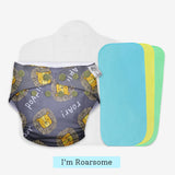 Freesize UNO Cloth Diaper Pack with Pads
