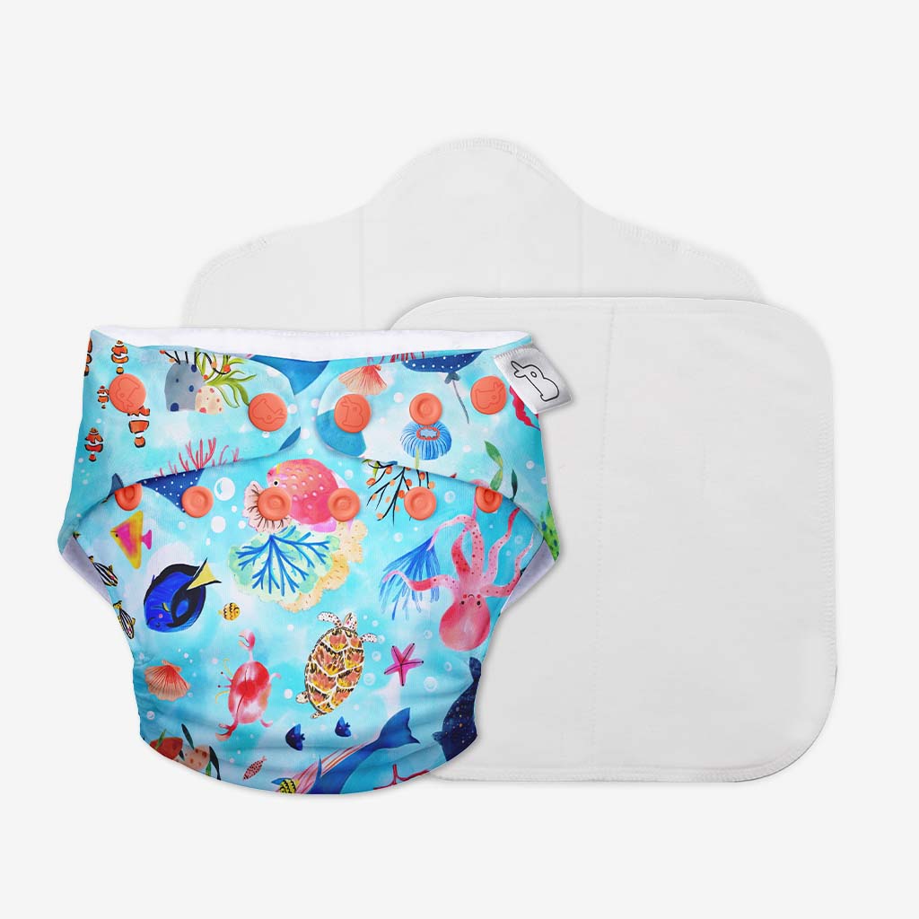 Freesize UNO Cloth Diaper Pack with Pads