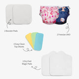 Freesize UNO Cloth Diaper Pack with Pads