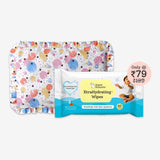Mustard seed pillow (Twinkle Stars) and XtraHydrating Wipes - 40 pack