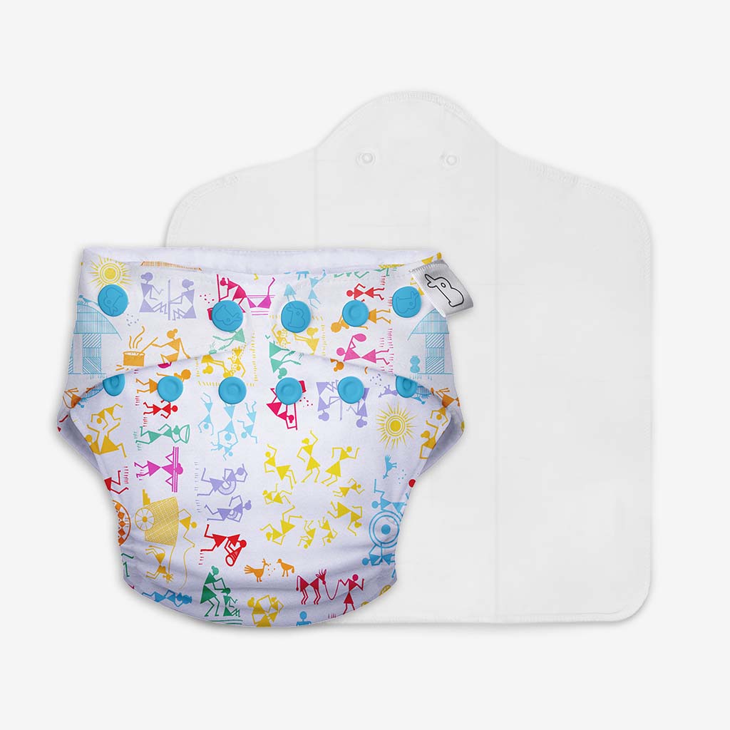 Freesize UNO Cloth Diaper Pack with Pads