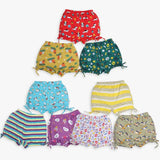 Unisex Toddler Bloomer - 9 Pack (Paws Only - Navigator - Unicorn Dreams)