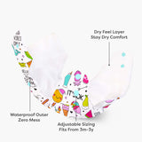Doodles - BASIC Cloth Diaper, New & Improved with EasySnap & Quick Dry UltraThin Pad
