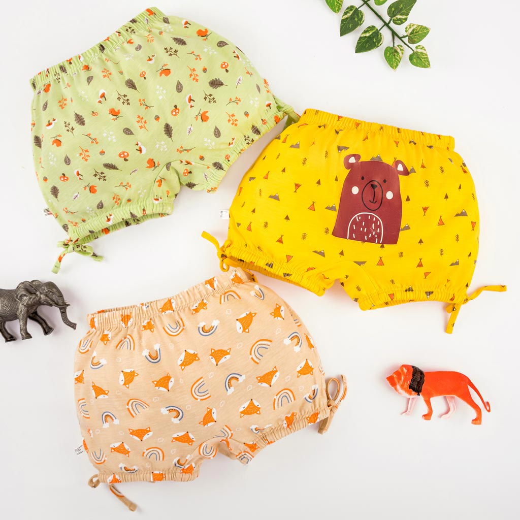 Unisex Toddler Bloomer 3 Pack (Woody Goody)