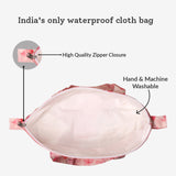 Waterproof Diaper Tote: Cherry Blossom