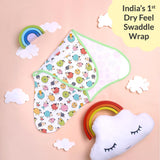 Dry Feel Swaddle Wrap - Ba Ba Sheep
