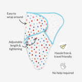 Dry Feel Swaddle Wrap - Pack of 2 (Starry Skies & Ba Ba Sheep)