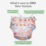 Reusable Freesize UNO Cloth Diaper for Baby