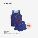 Top and Shorts Set with dirt/pen marks - No Print Choice