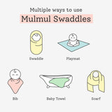 Single Mulmul Swaddle Wrap Pack