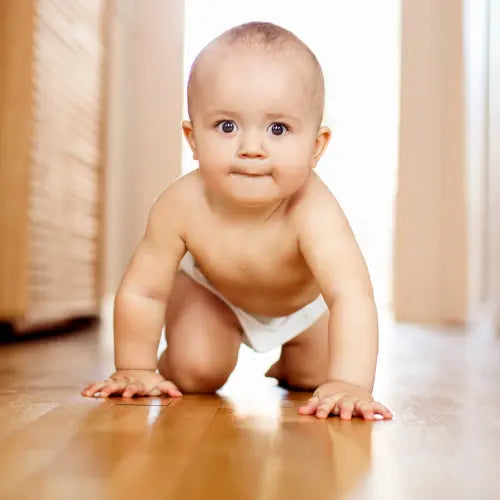 baby crawling