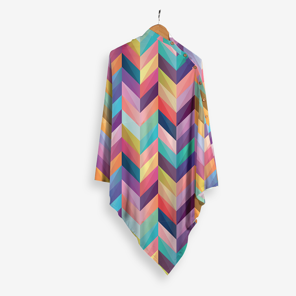 Stylish & Functional Stole Style Nursing Cover for Moms