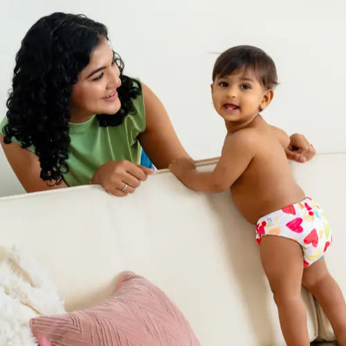 Potty Training with Cloth Diapers