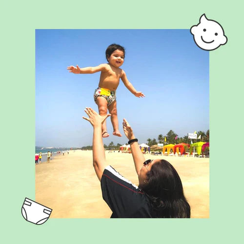 Cloth Diapering on Vacation