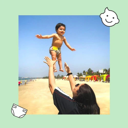 Cloth Diapering on Vacation