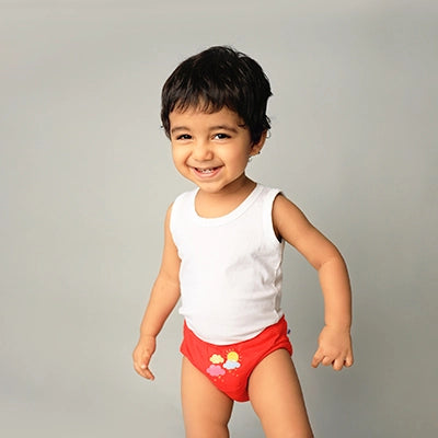 Superbottoms Underwear Briefs 100% Pure Cotton Breathable & Super Soft |  Size - 12-18 Months