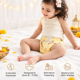 UNO Luxe Cloth Diaper & Soaker Set (Dry Feel Pad + Booster) - Fire Crackers