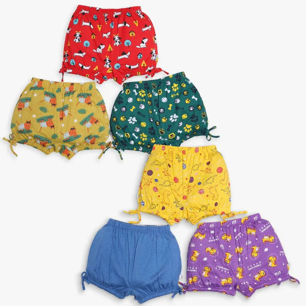 Young Girl Bloomer Pack of 6