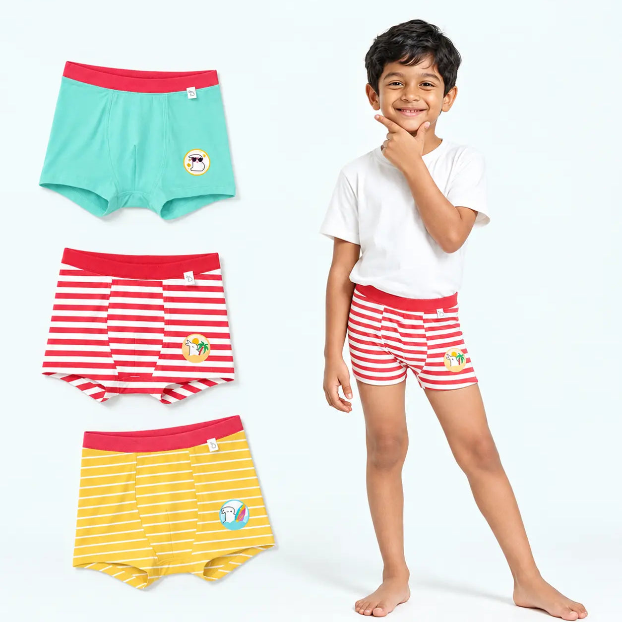 Supersoft Boys Trunks 3 Pcs