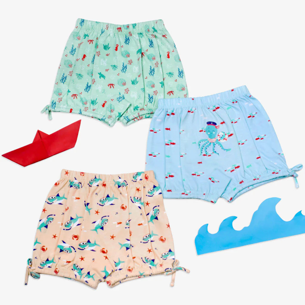 Young Girl Bloomer Pack of 3 (SeaSaw)