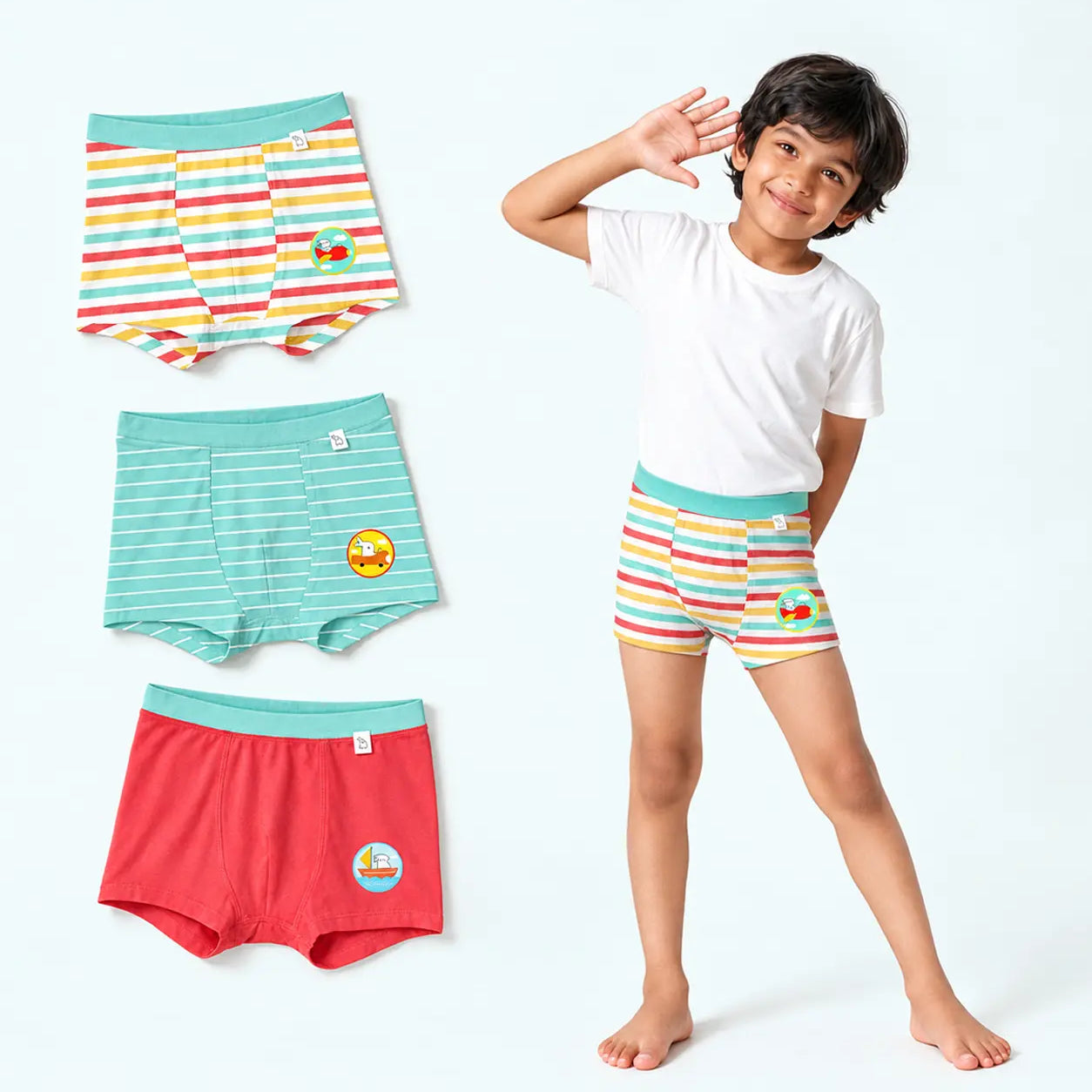 Supersoft Boys Trunks 3 Pcs