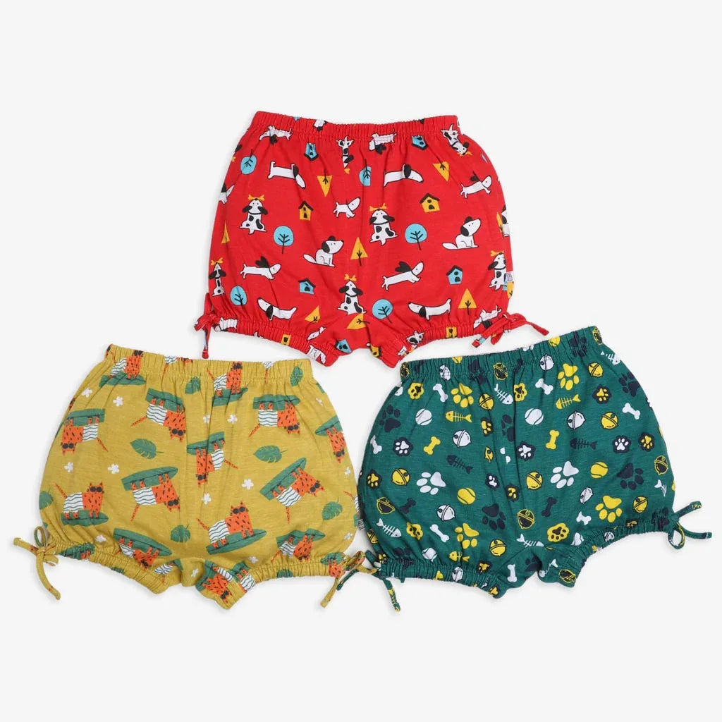 Young Girl Bloomer 3 Pack (Paws Only)