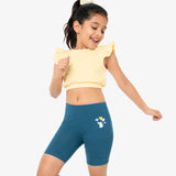 SuperSoft Cycling Shorts for Girls (Navy Blue)