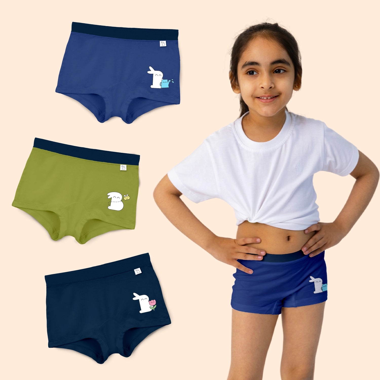 Girl Boyshorts – Magical Meadow Collection – Pack of 3