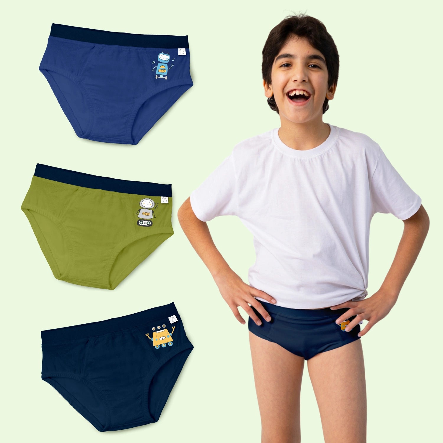 Boy Brief – Robo World Collection – Pack of 3