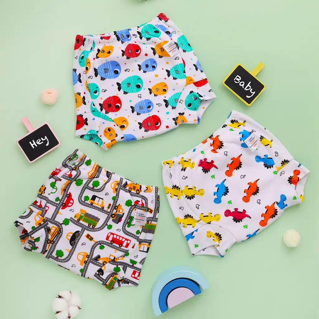 MooMoo Baby Training Underwear 4 Packs Absorbent Toddler Potty Training  Pants for Boys and Girls-Cotton Animal 6T price in Saudi Arabia,   Saudi Arabia