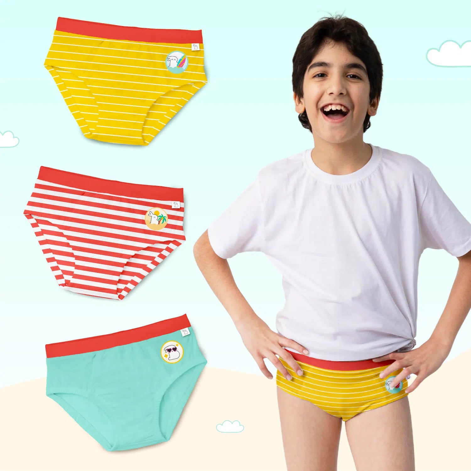 Pack of 3 Boys Brief - Silky Snuggles Collection