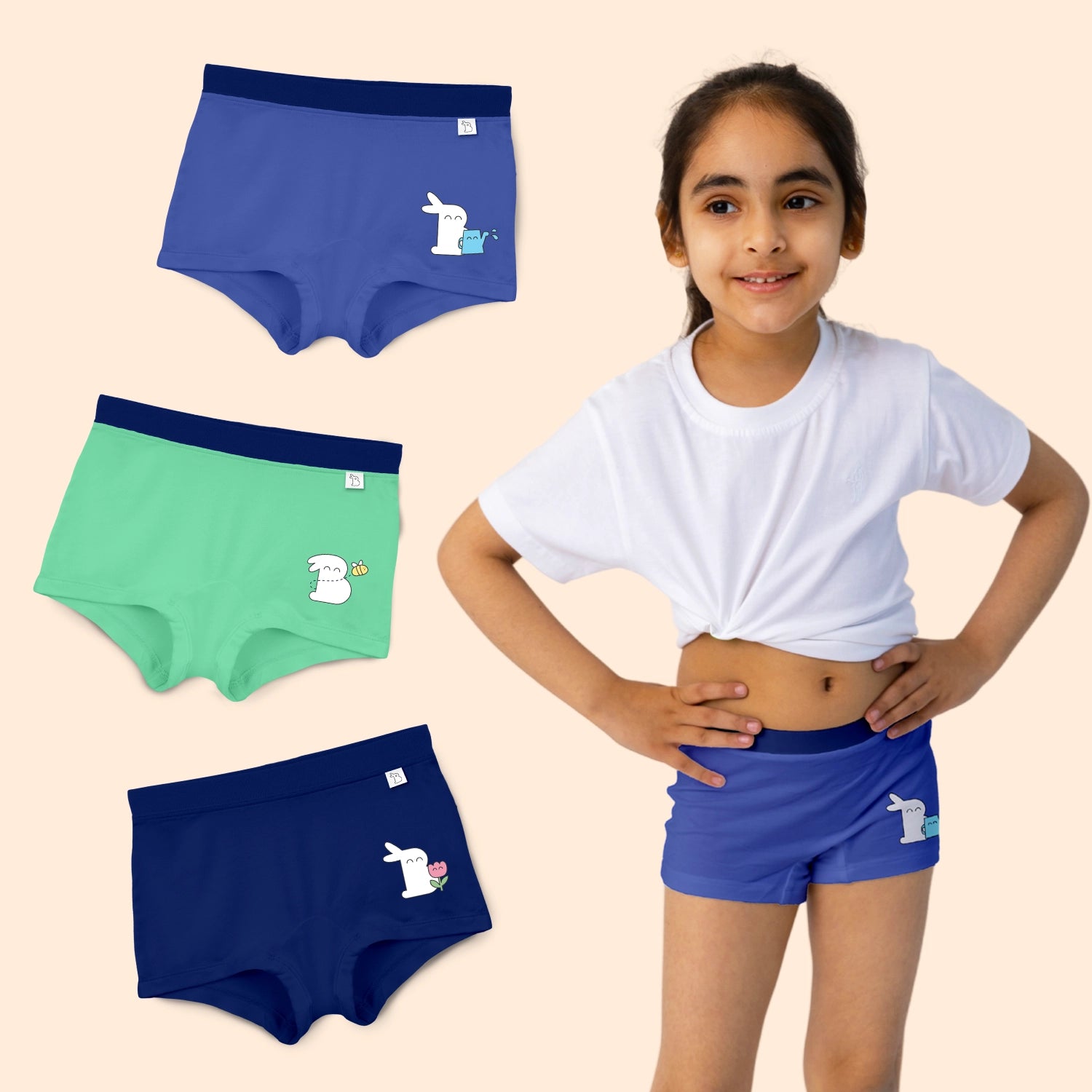 Girl Boyshorts – Magical Meadow Collection – Pack of 3