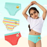 Supersoft Girls Briefs (Cloudbloom) Pack of 3