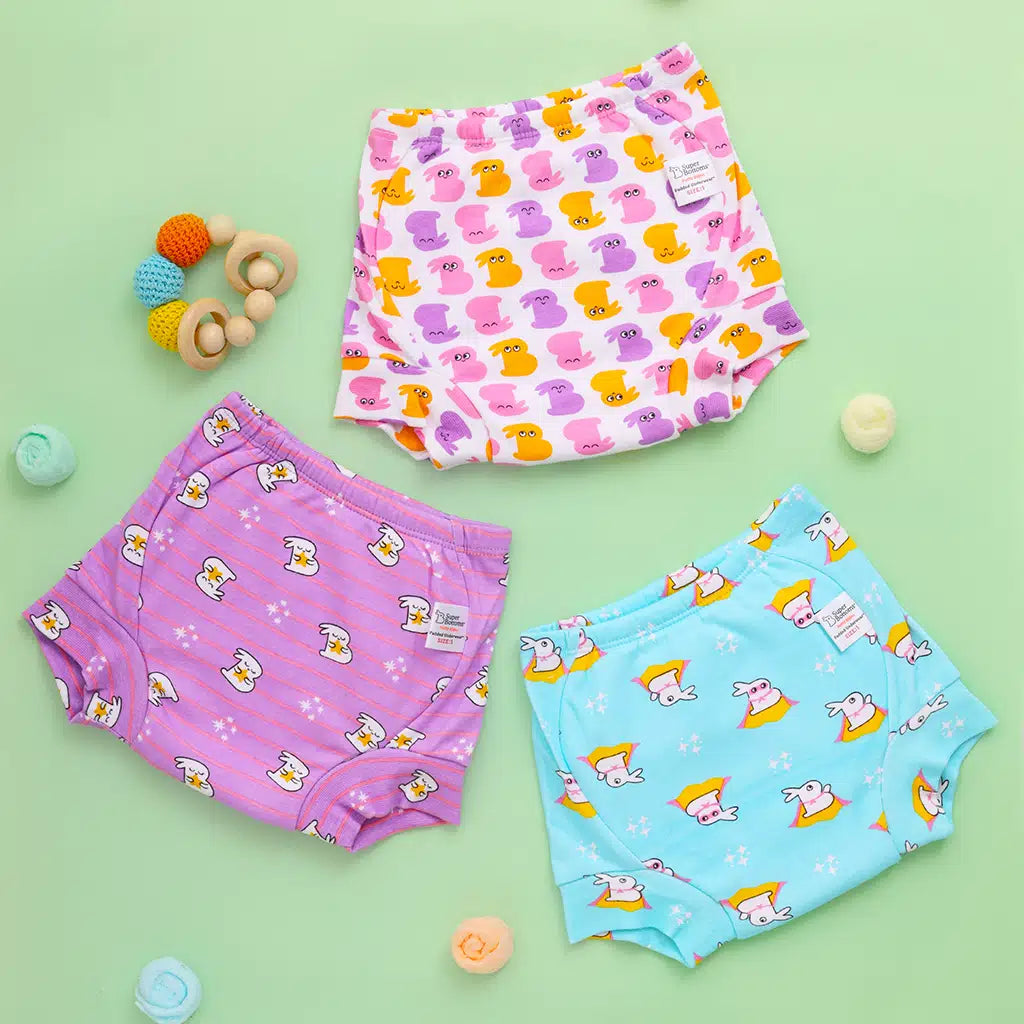 Buy SuperBottoms Pack Of 5 Sheep & Rabbit Printed Underwear Multi Colour  for Both (12-18Months) Online in India, Shop at  - 11704594