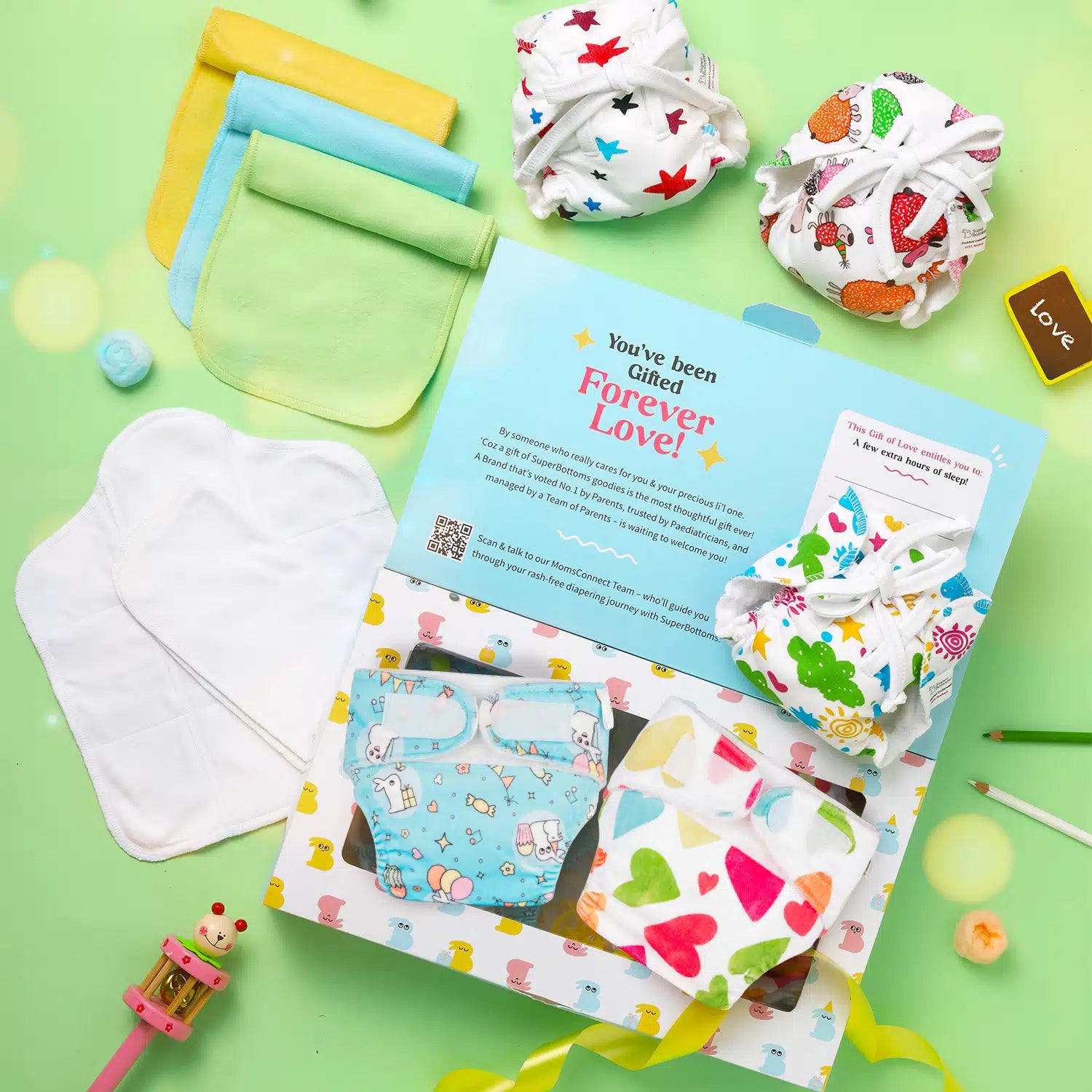 Baby Diapering Mega Gift Pack Essentials Set
