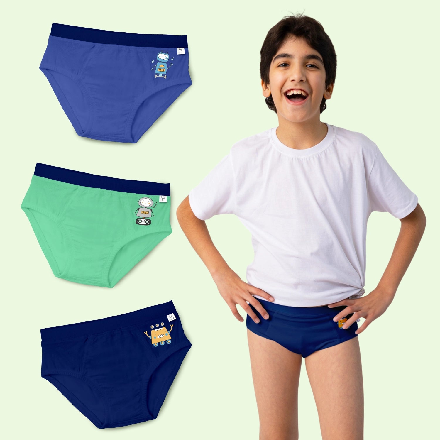 Boy Brief – Robo World Collection – Pack of 3