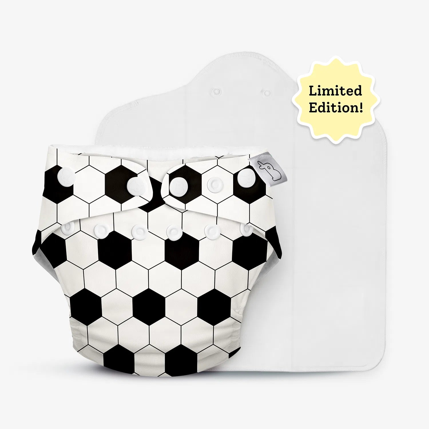 UNO Regular Cloth Diaper with only Dry Feel Pad (No Booster) - Little Footballer