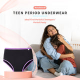 Black Period Underwear for Teens