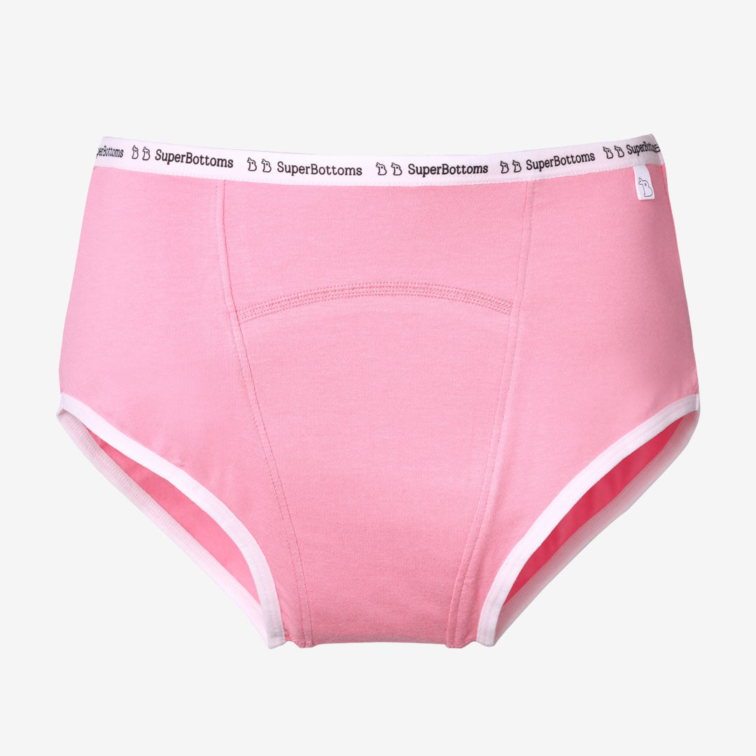 Pink Period Underwear With Printed Elastic