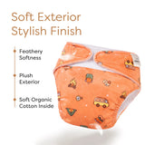 UNO Luxe Cloth Diaper & Soaker Set (Dry Feel Pad + Booster) - Happy Campers