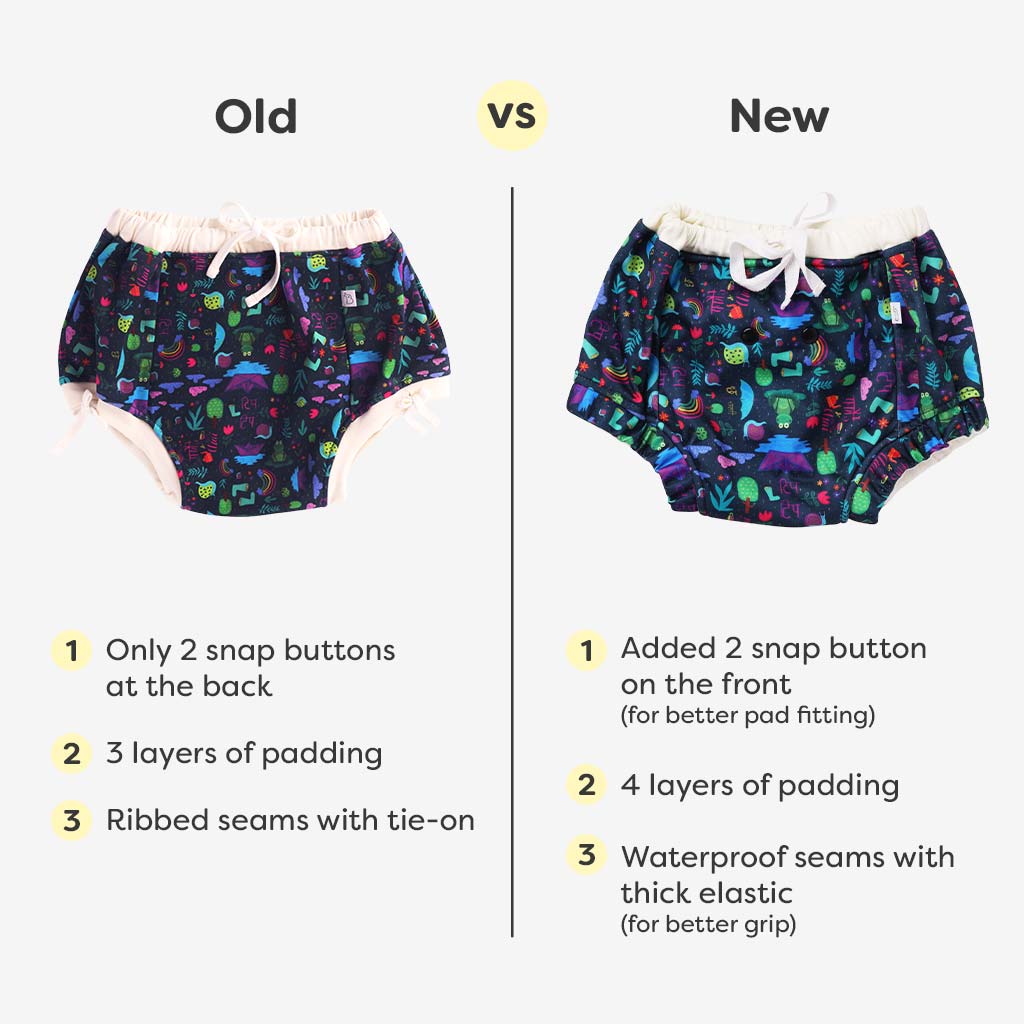 Bedwetting Diapers Old vs New