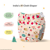 Holly Jolly Freesize UNO Cloth Diaper - Limited Edition Curated for Christmas
