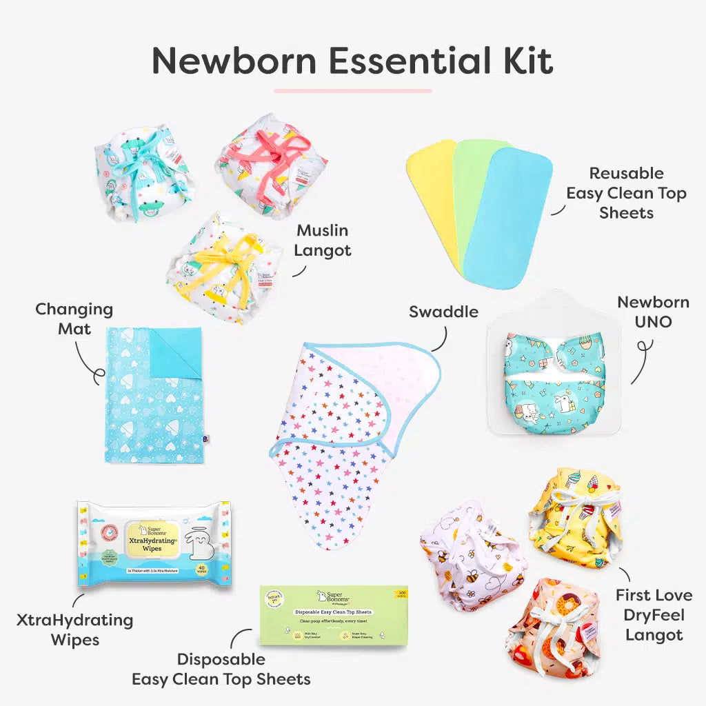 New Born Essentials Kit-8 Pack