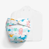 Bubble Buddies Freesize UNO SuperSoft Cloth Diaper with Velcro